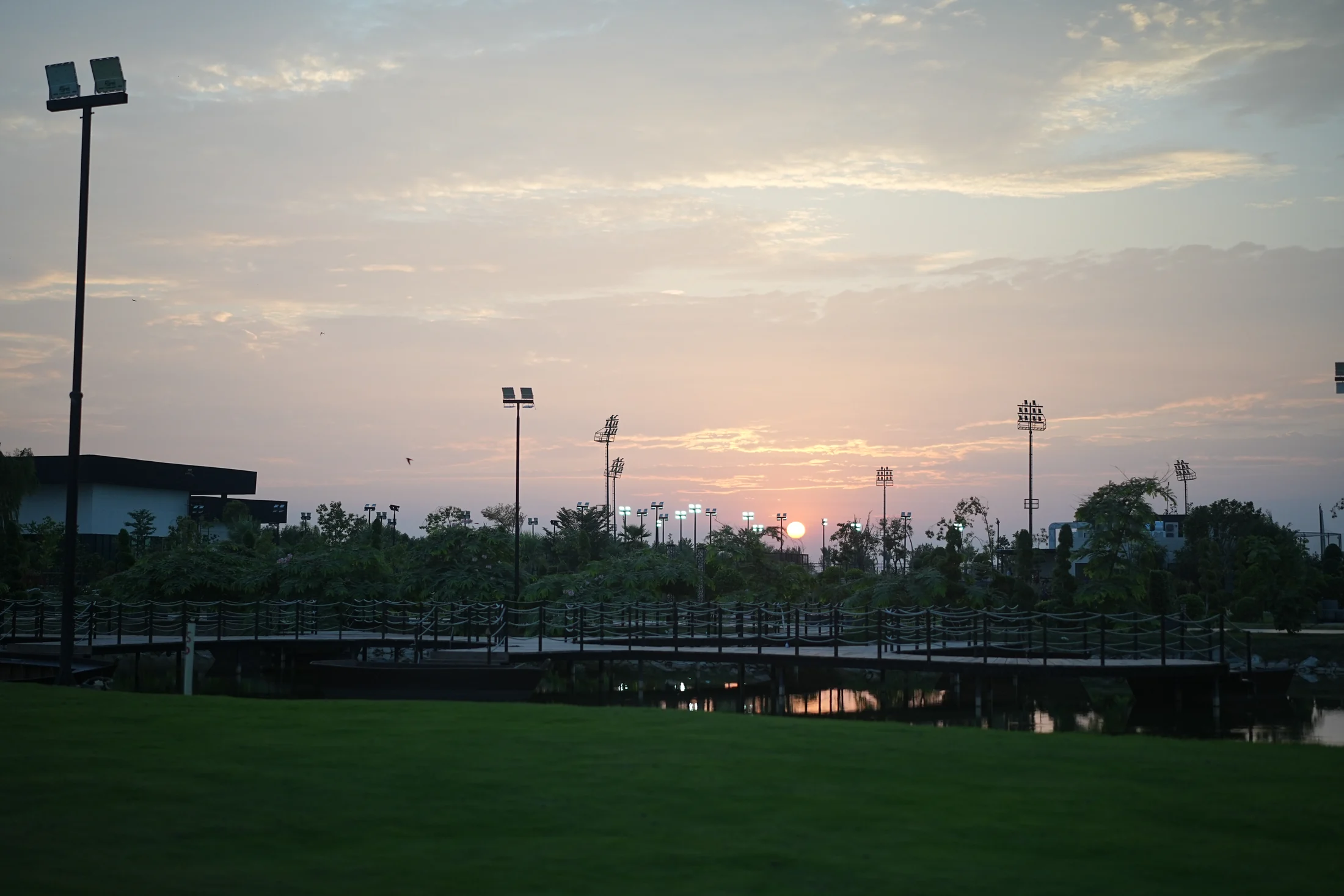 Top Range at sunset