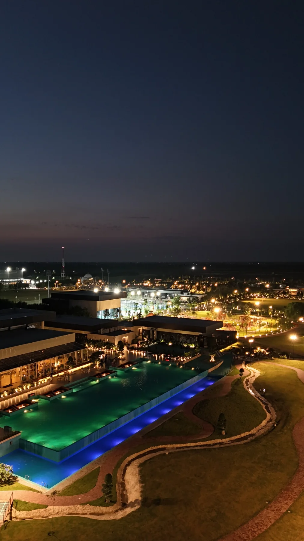 Naturals Club & Resort at night